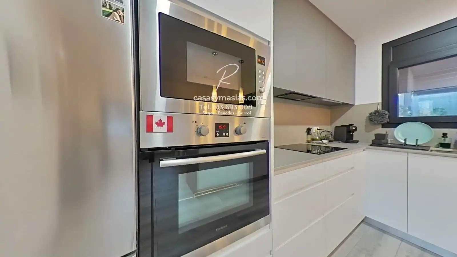 Cocina de Casa o chalet en venta en Vallirana con Aire acondicionado, Calefacción y Jardín privado