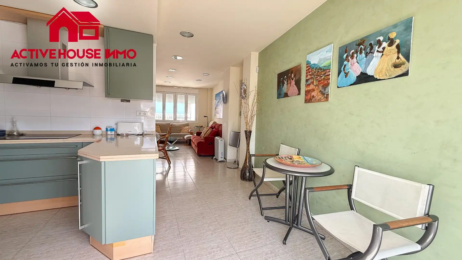 Living room of Attic for sale in La Ràpita  with Heating, Terrace and Storage room