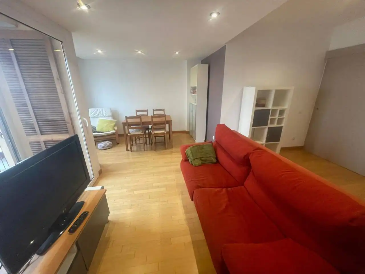 Living room of Flat for sale in Sabadell  with Air Conditioner, Heating and Parquet flooring