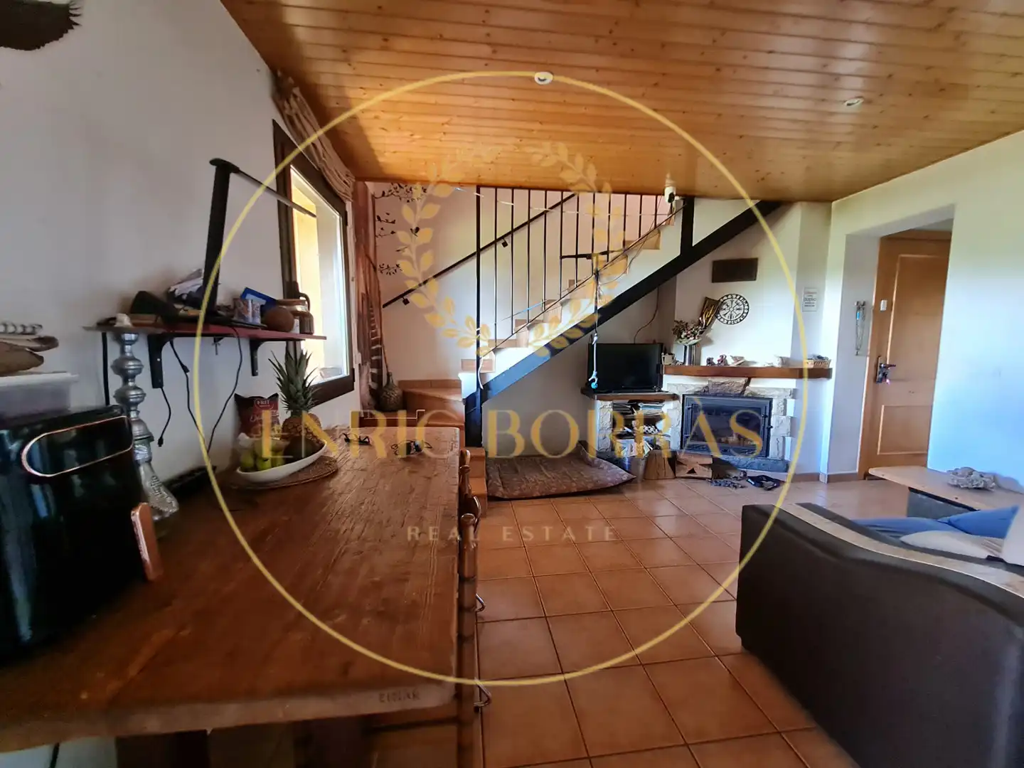 Sala de estar de Dúplex en venta en Berga con Calefacción, Terraza y Trastero