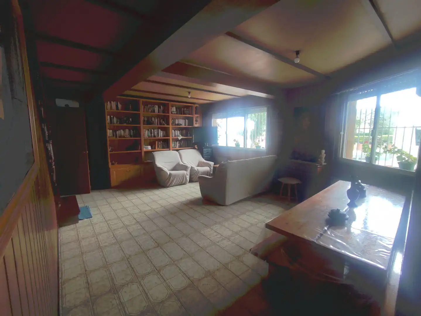 Living room of Detached homes for rent in Oleiros  with Parquet flooring, Terrace and Furnished