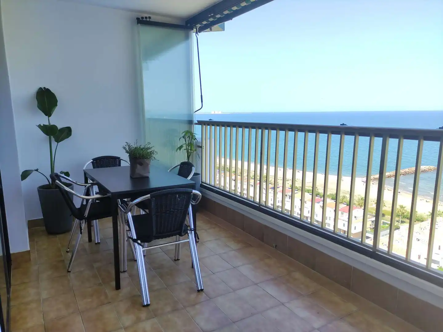 Terrassa de Apartament per a compartir en Xàtiva amb Aire condicionat, Terrassa i Moblat