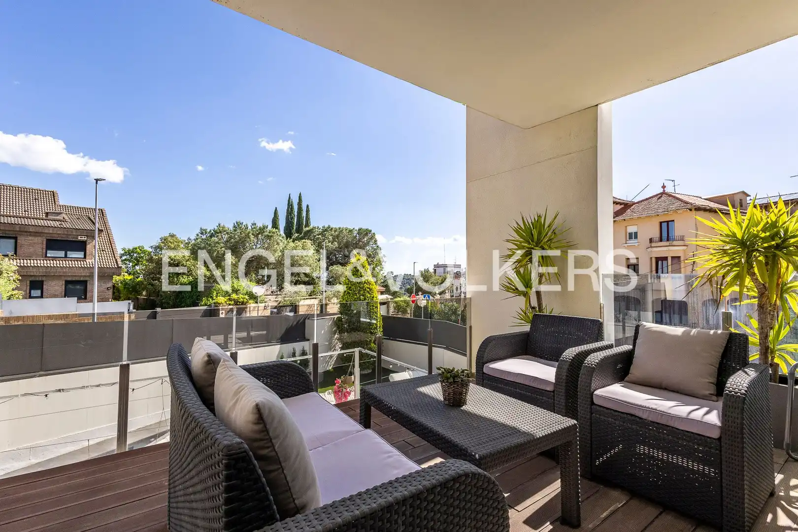 Terraza de Casa o chalet de alquiler en Barcelona con Aire acondicionado, Calefacción y Jardín privado