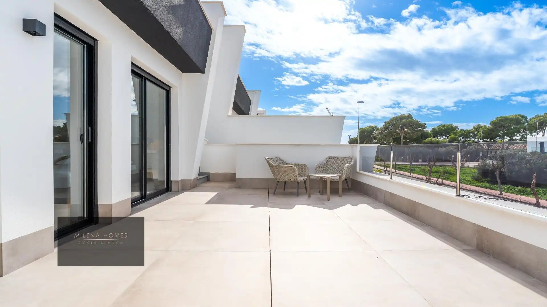 Terrassa de Casa o xalet en venda en San Javier amb Aire condicionat, Calefacció i Jardí privat