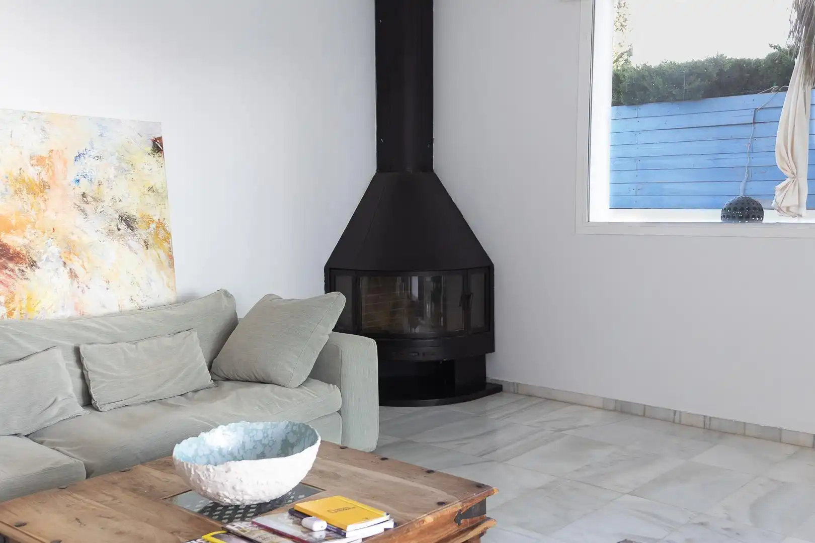 Sala d'estar de Casa o xalet en venda en Rincón de la Victoria amb Aire condicionat, Jardí privat i Terrassa
