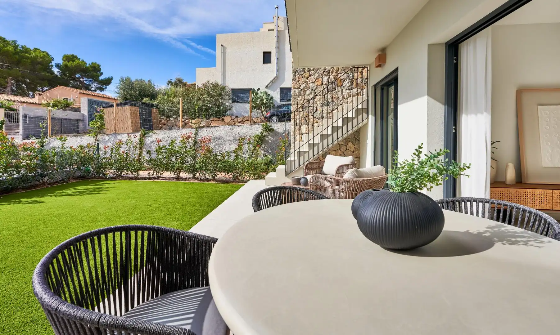 Terrace of Flat for sale in Andratx  with Air Conditioner, Private garden and Terrace