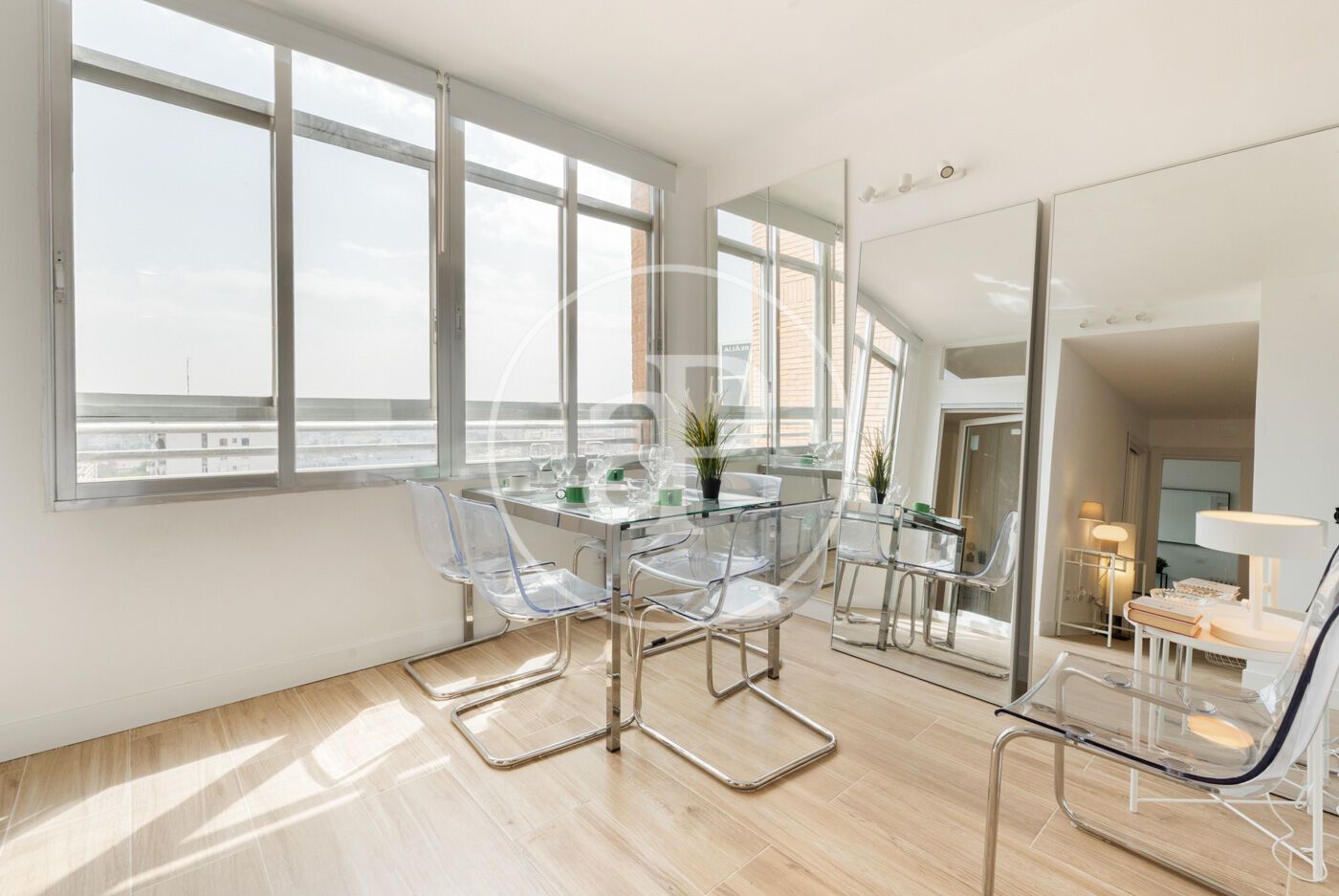 Dining room of Flat for sale in  Madrid Capital  with Air Conditioner, Heating and Furnished
