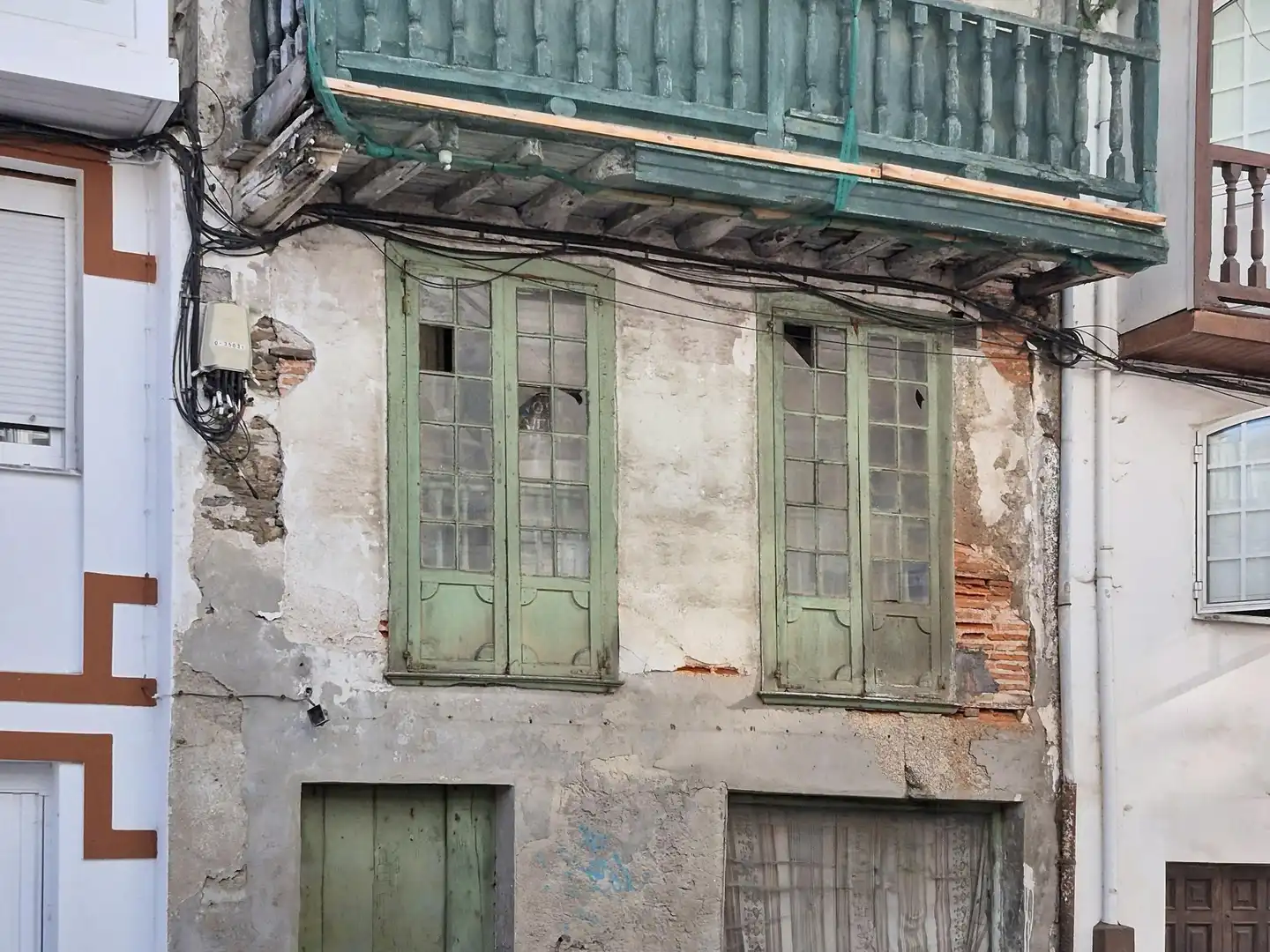 Vista exterior de Casa adosada en venta en Betanzos