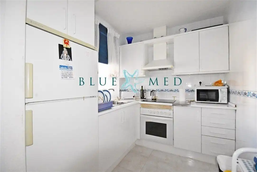 Küche von Wohnung zum Verkauf in Mazarrón mit Privatgarten, Terrasse und Möbliert