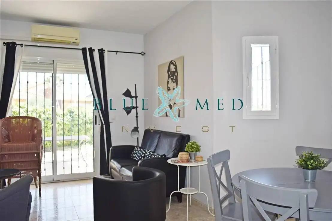 Sala de estar de Casa o chalet en venta en Mazarrón con Aire acondicionado, Calefacción y Jardín privado