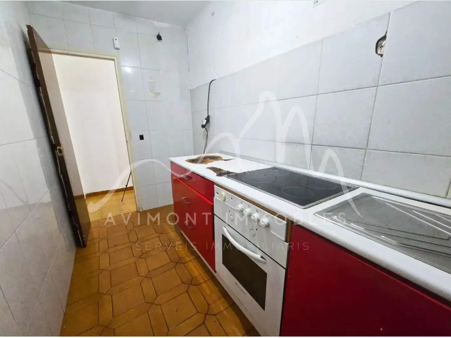 Küche von Wohnung zum Verkauf in Mollet del Vallès mit Balkon