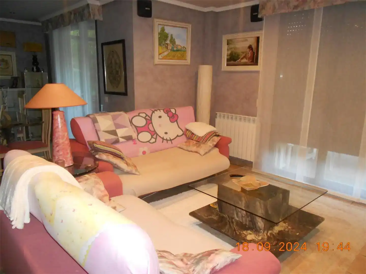 Sala de estar de Casa o chalet en venta en Ollauri con Jardín privado, Parquet y Trastero