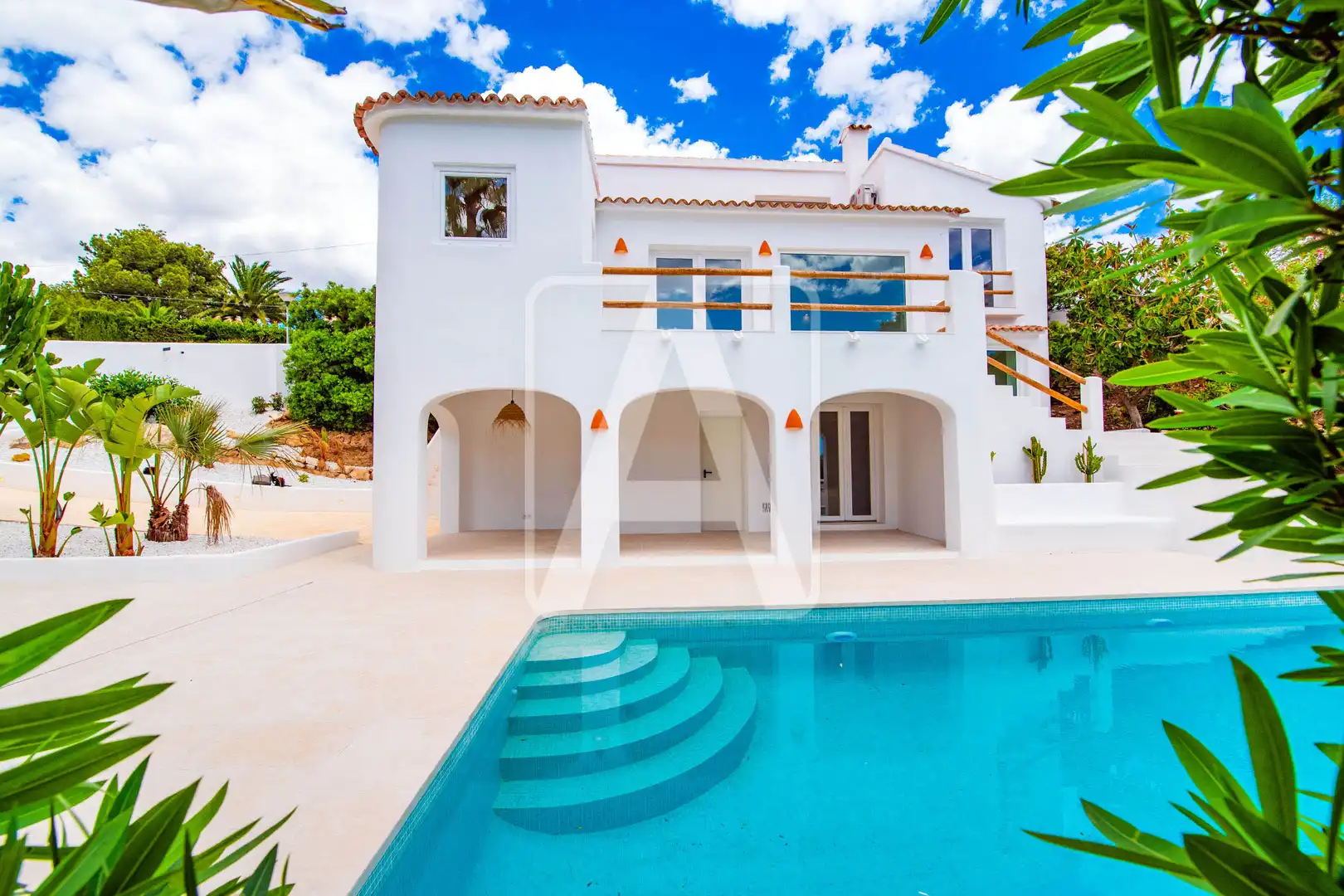 Vista exterior de Casa o xalet en venda en Benissa amb Aire condicionat, Calefacció i Jardí privat