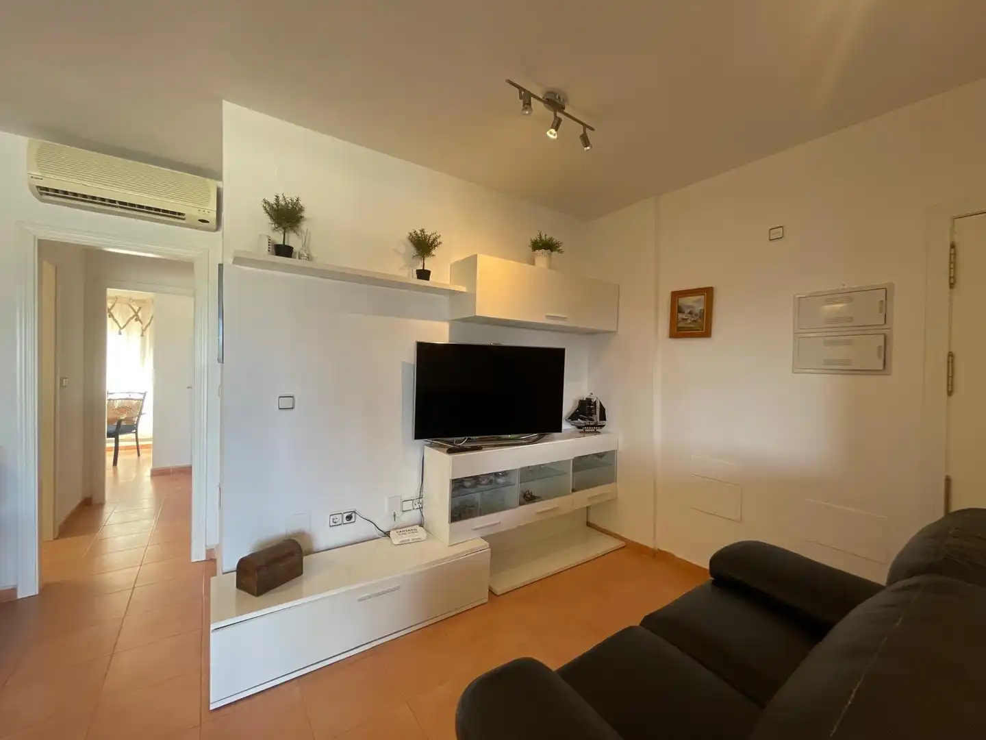 Sala d'estar de Pis de lloguer en Cartagena amb Moblat