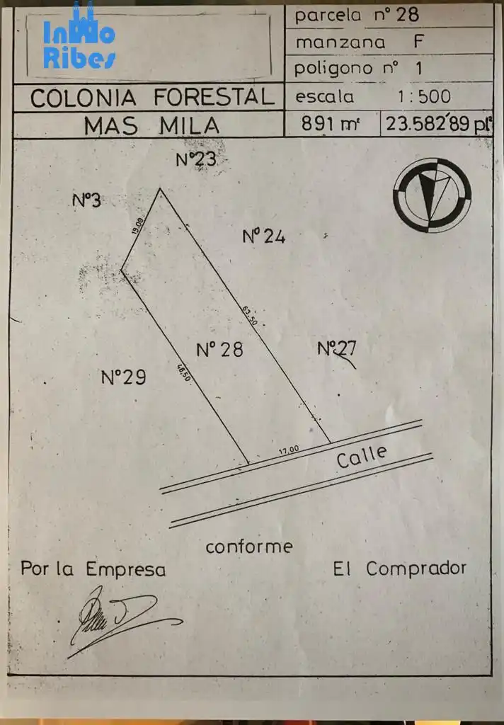 Residential land for sale in Olivella, imagen 5