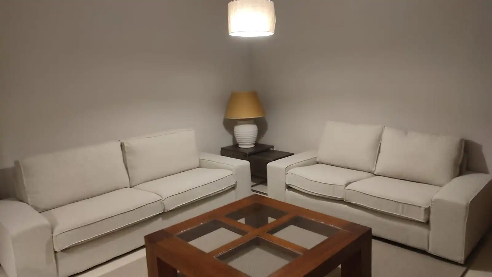 Sala d'estar de Àtic de lloguer en Málaga amb Aire condicionat, Terrassa i Moblat