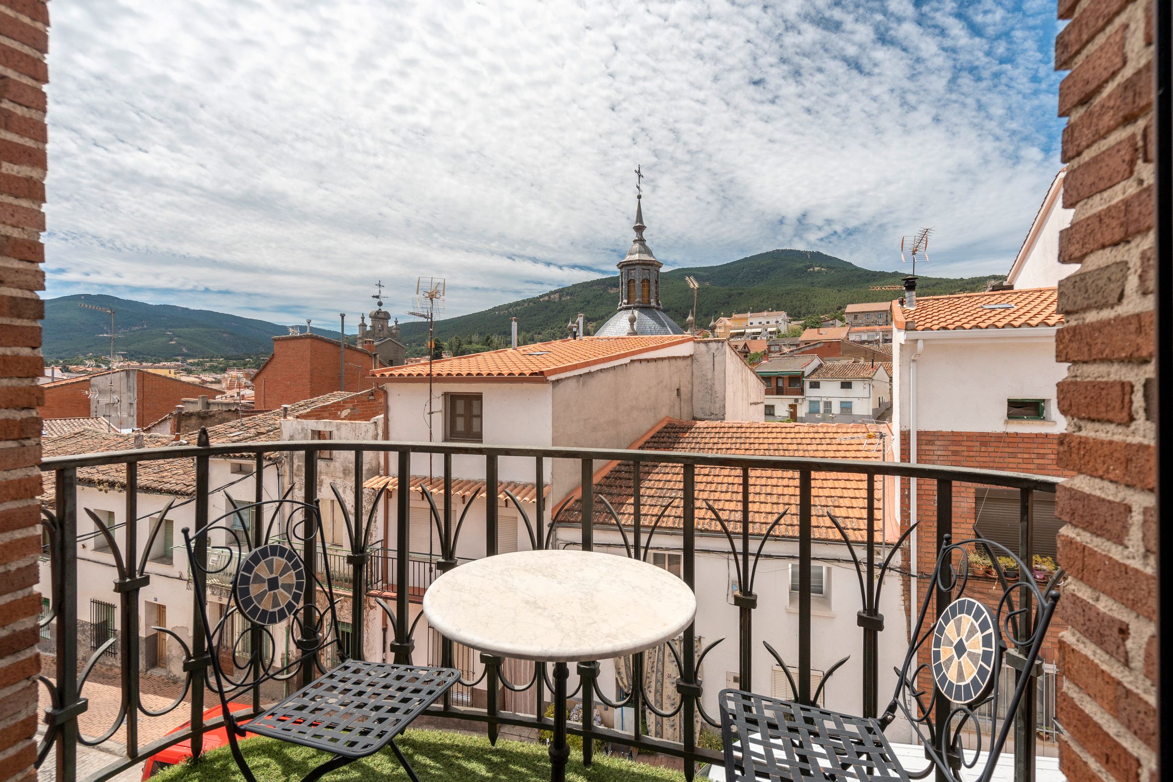 Terrace of Single-family semi-detached for sale in El Tiemblo   with Air Conditioner, Heating and Furnished