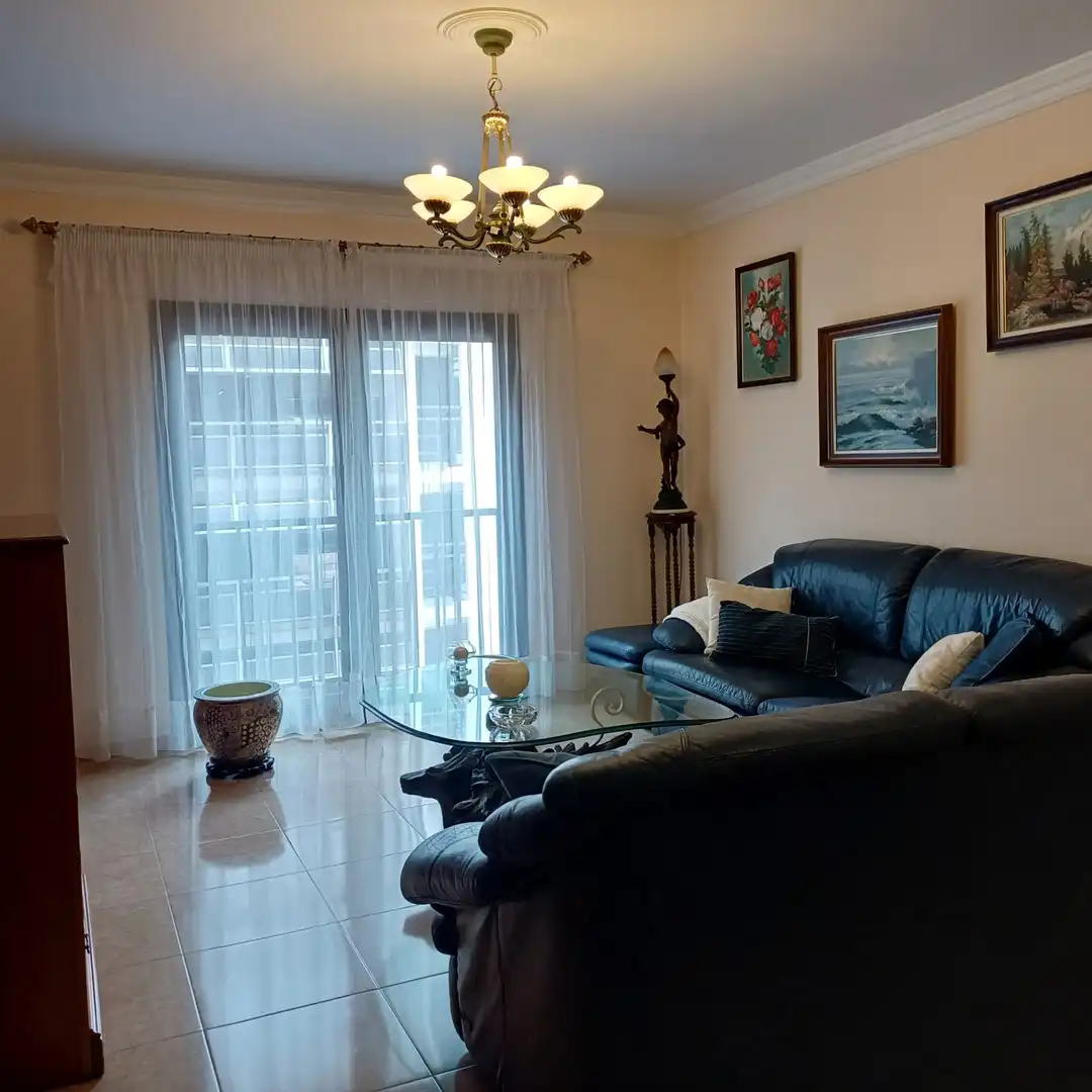 Sala de estar de Piso en venta en Las Palmas de Gran Canaria con Amueblado