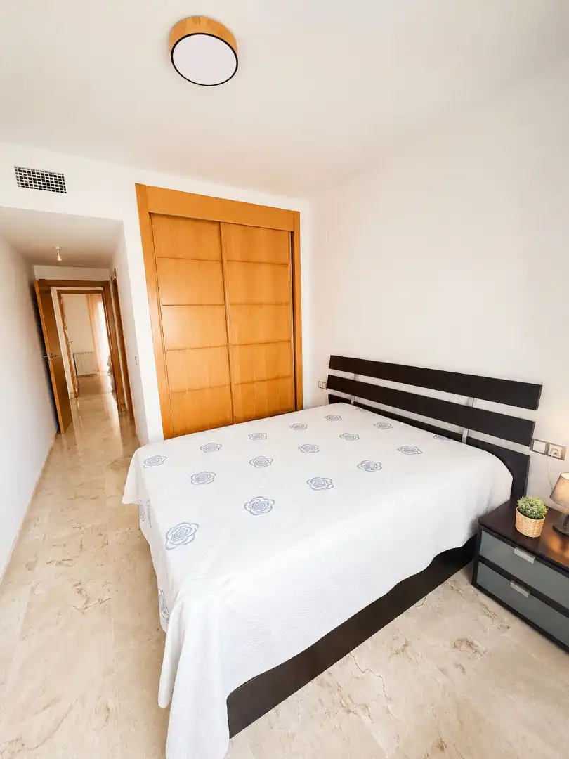 Schlafzimmer von Wohnung zur Miete in Manilva mit Terrasse, Möbliert und Ofen