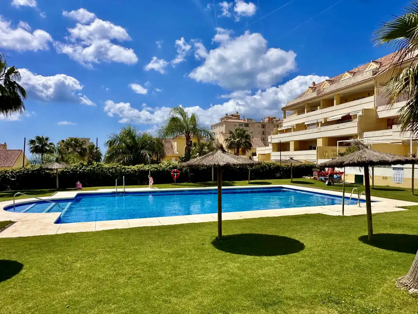 Swimming pool of Flat for sale in Estepona  with Air Conditioner and Swimming Pool