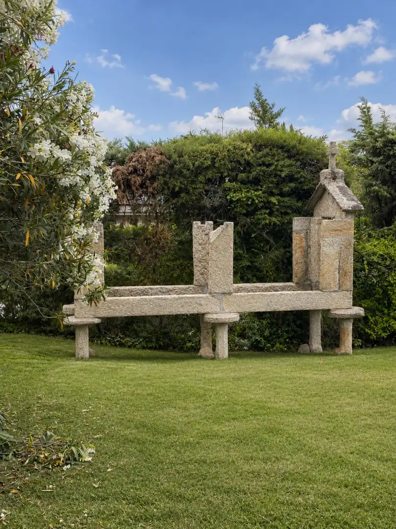Garden of Houses for sale in Madrid  with Heating, Private garden and Parquet flooring