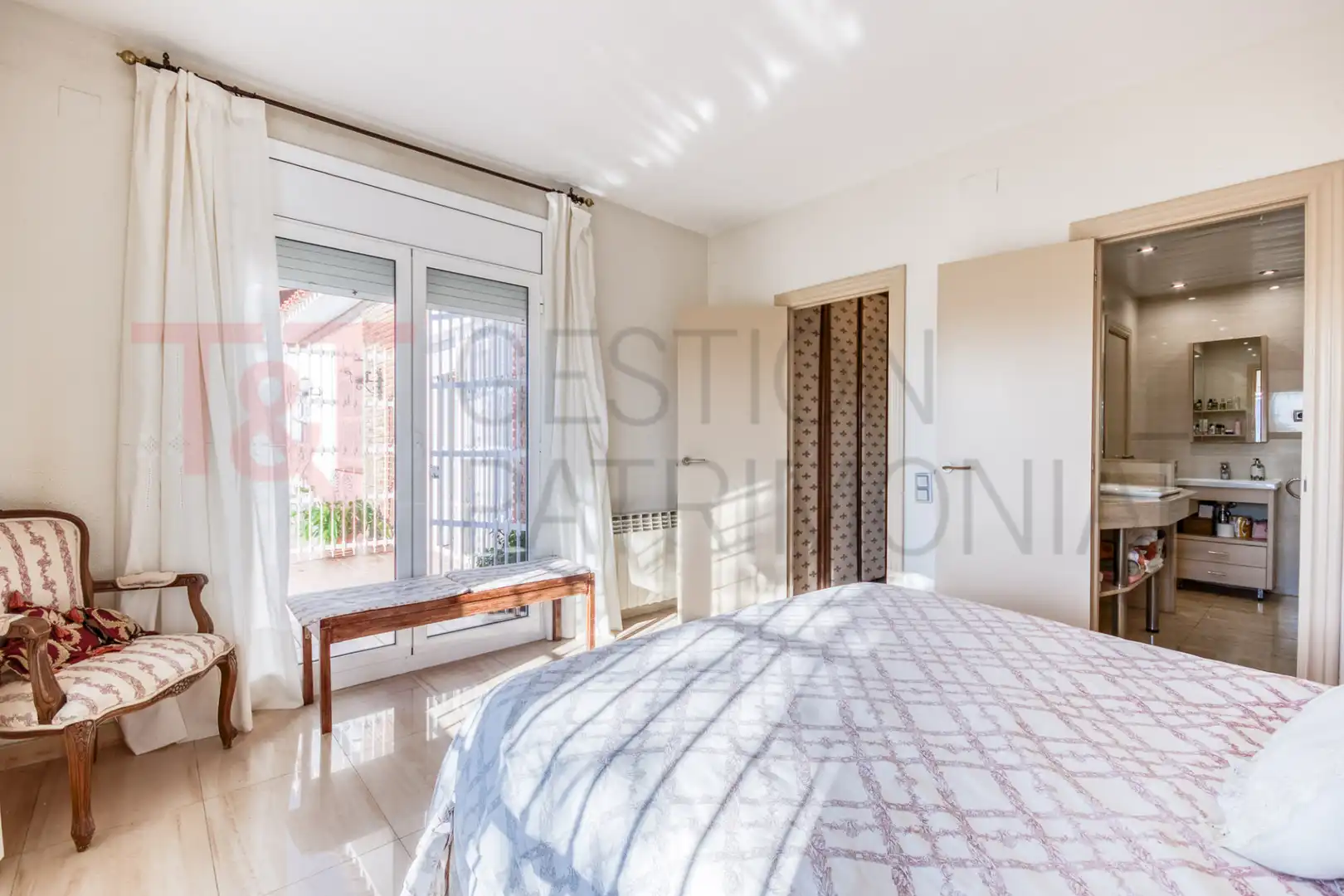 Dormitori de Casa o xalet en venda en Vallromanes amb Calefacció, Jardí privat i Terrassa