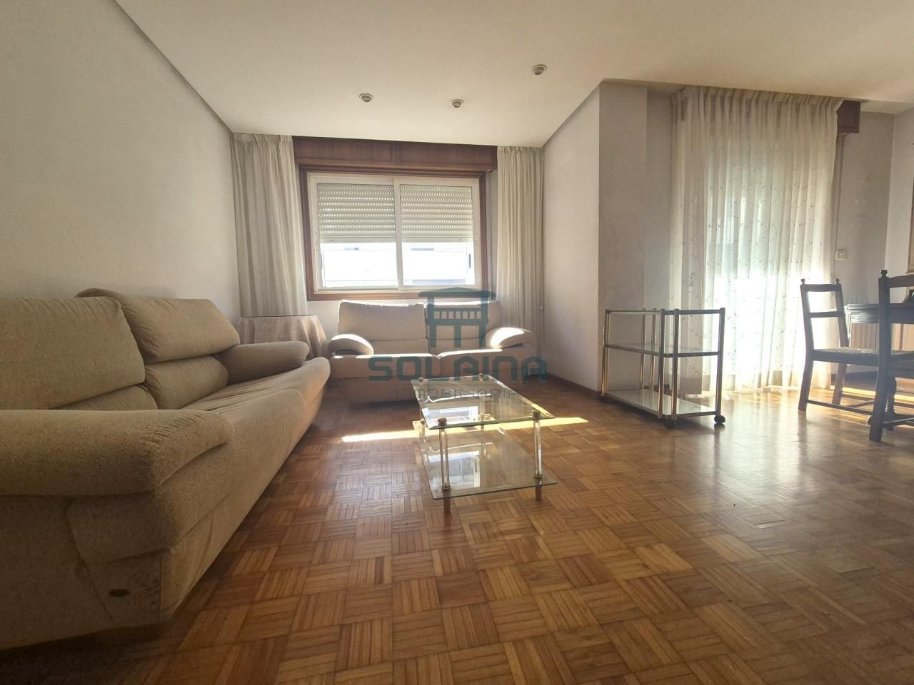 Living room of Flat for sale in Ourense Capital   with Heating, Parquet flooring and Storage room