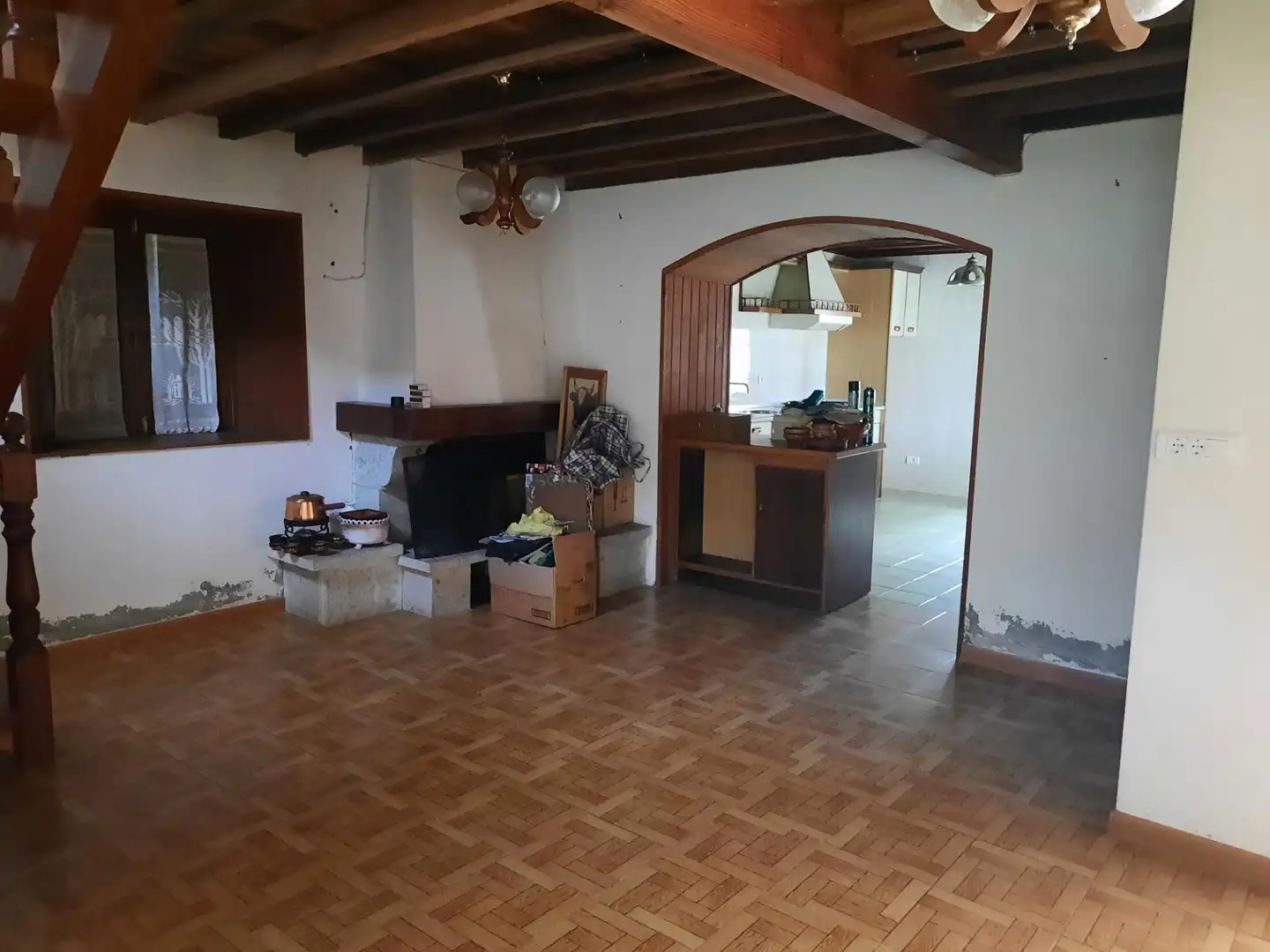 Wohnzimmer von Haus oder Chalet zum Verkauf in Valdoviño mit Heizung, Privatgarten und Terrasse