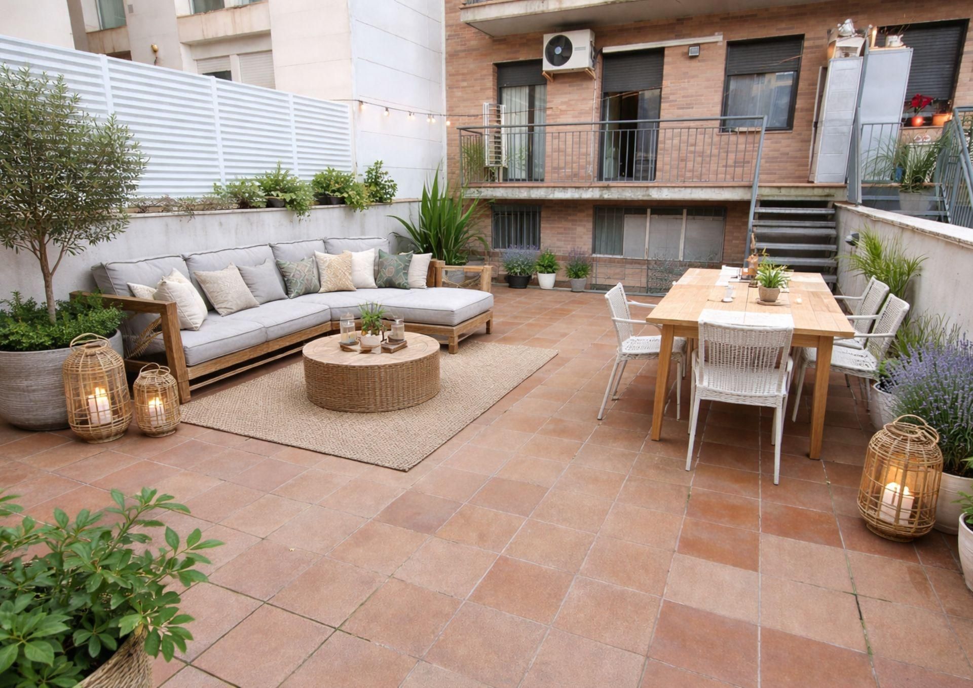 Terrace of Flat for sale in Sabadell  with Heating, Parquet flooring and Terrace