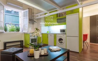 Kitchen of Duplex to rent in  Madrid Capital  with Air Conditioner, Heating and Furnished