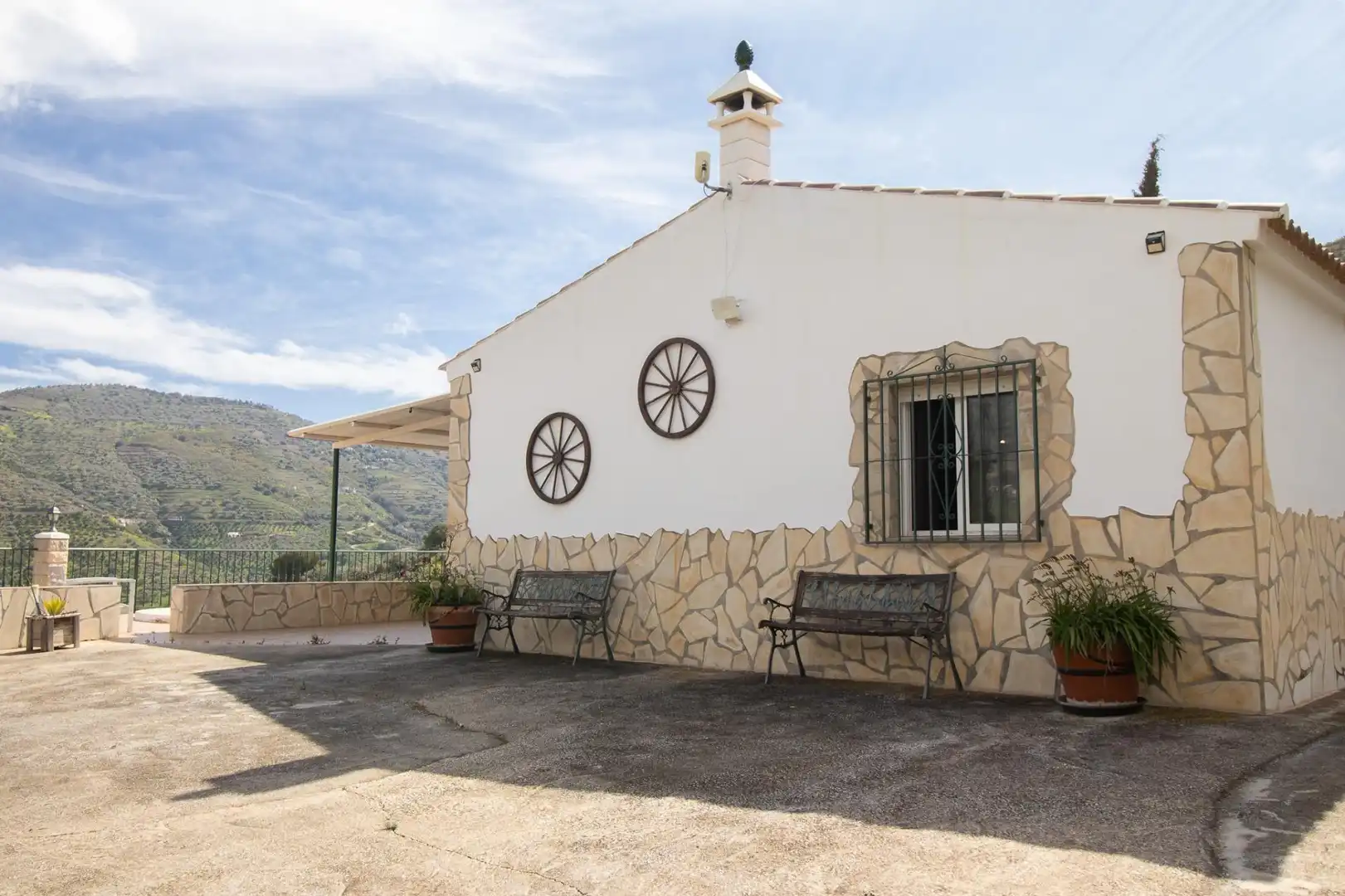 Vista exterior de Casa o xalet en venda en Cómpeta