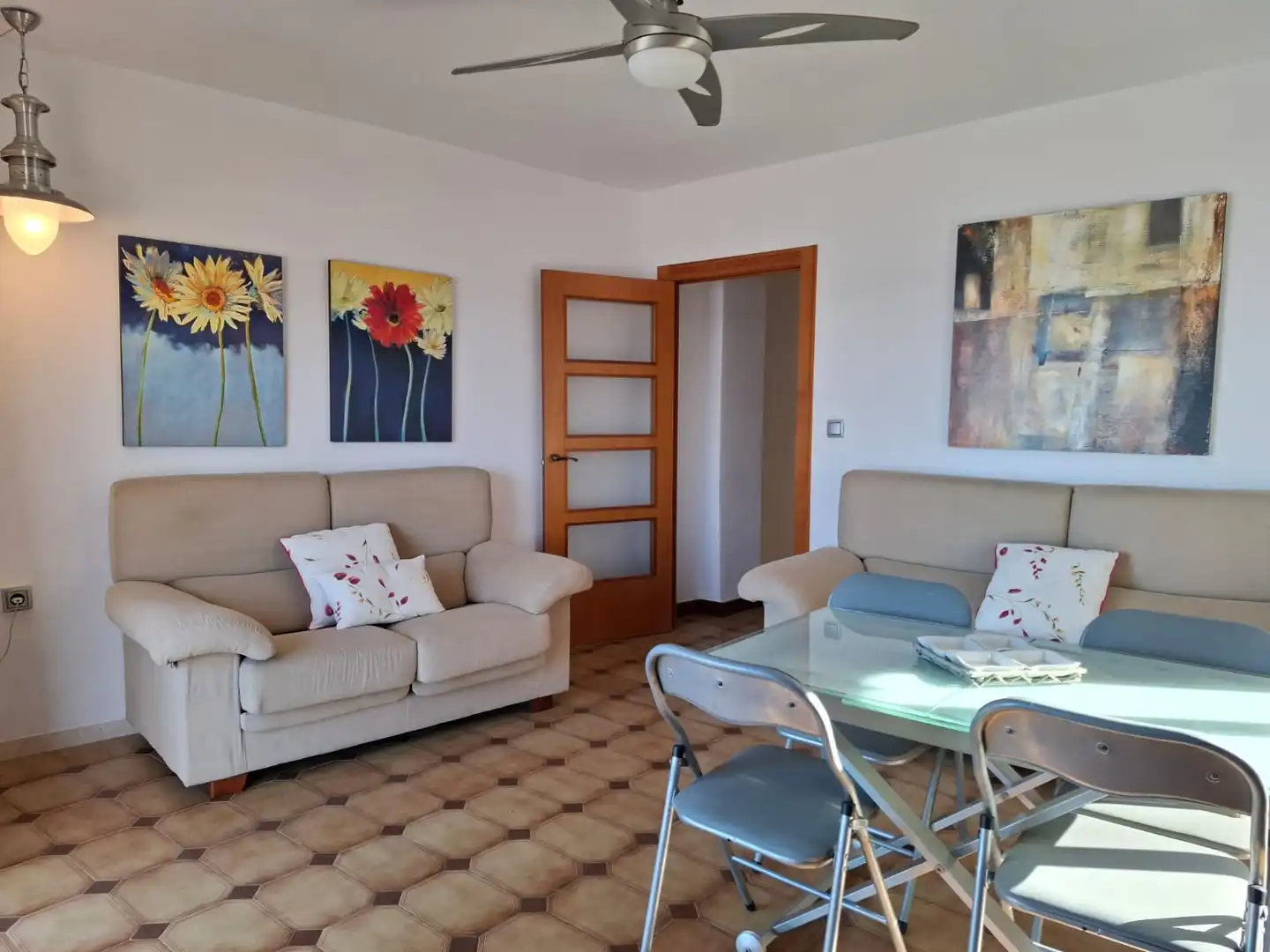 Wohnzimmer von Wohnung zum Verkauf in Torrenueva Costa mit Terrasse, Abstellraum und Möbliert