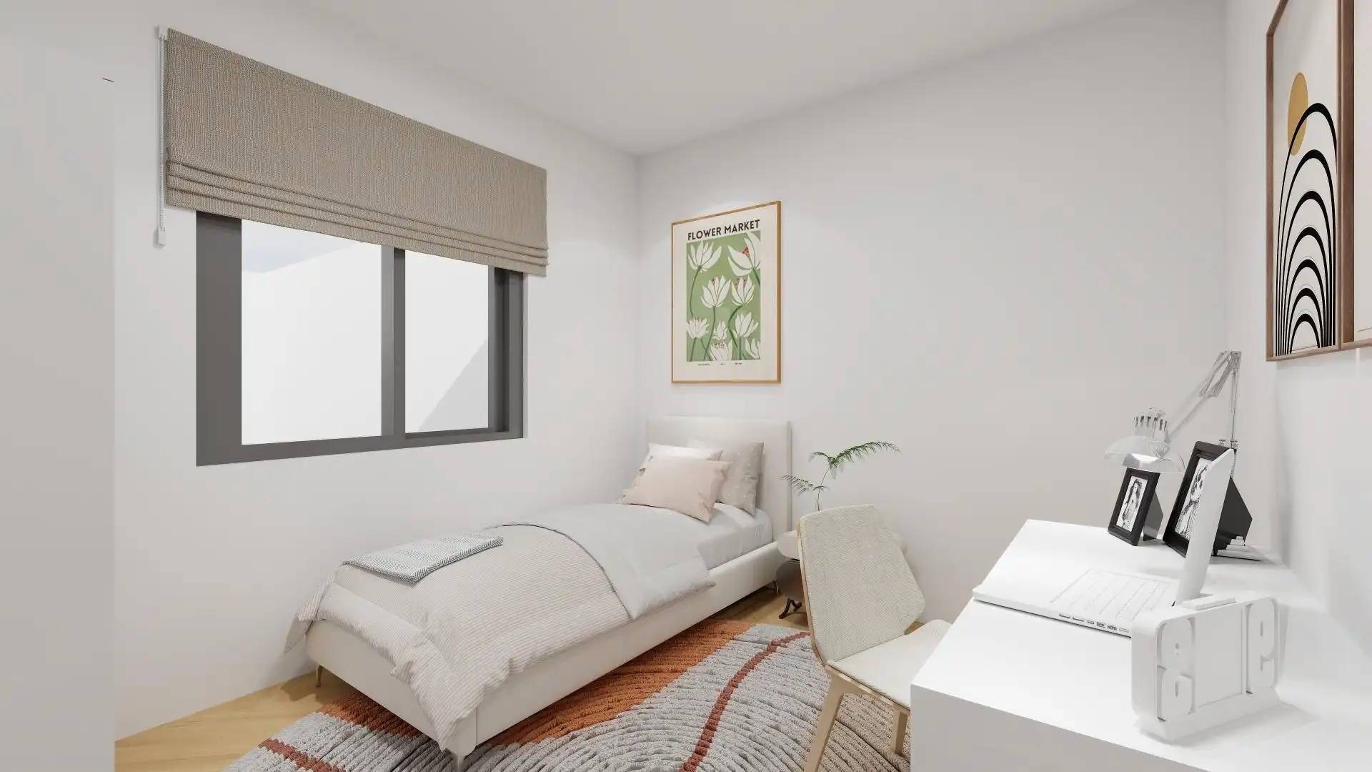 Habitación de Casa o chalet en venta en Gelves con Terraza y Piscina comunitaria