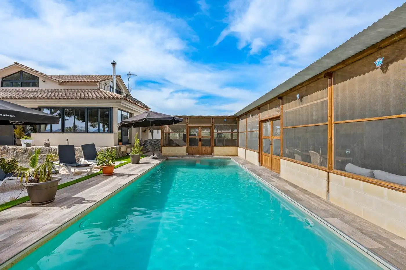 Piscina de Finca rústica en venta en Murcia con Terraza, Trastero y Piscina