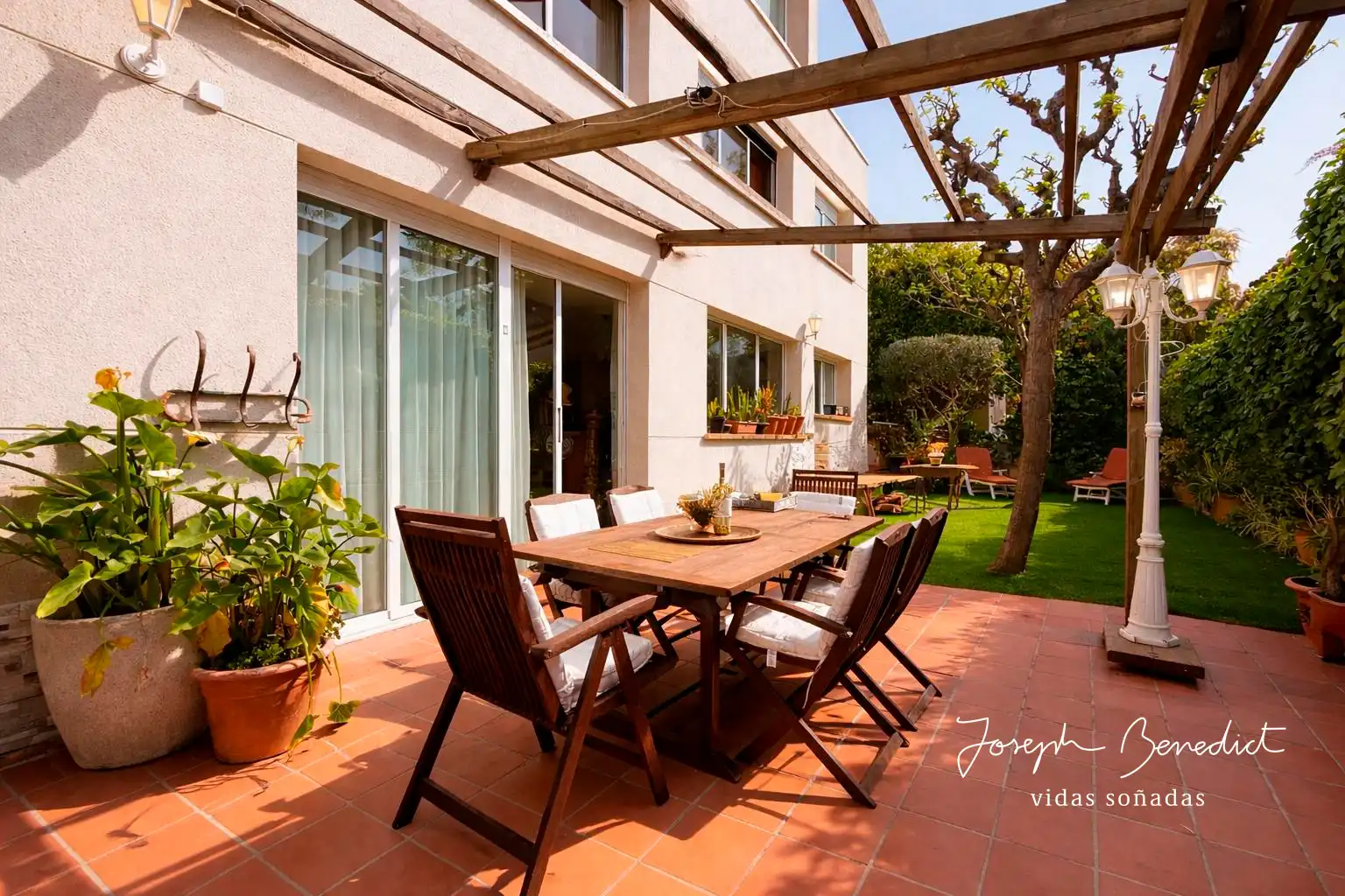 Terraza de Casa o chalet en venta en Castelldefels con Aire acondicionado, Calefacción y Jardín privado