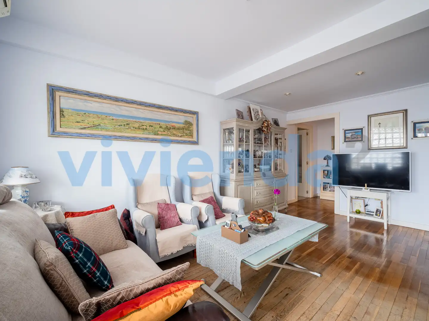 Living room of Flat for sale in Madrid  with Air Conditioner, Heating and Terrace