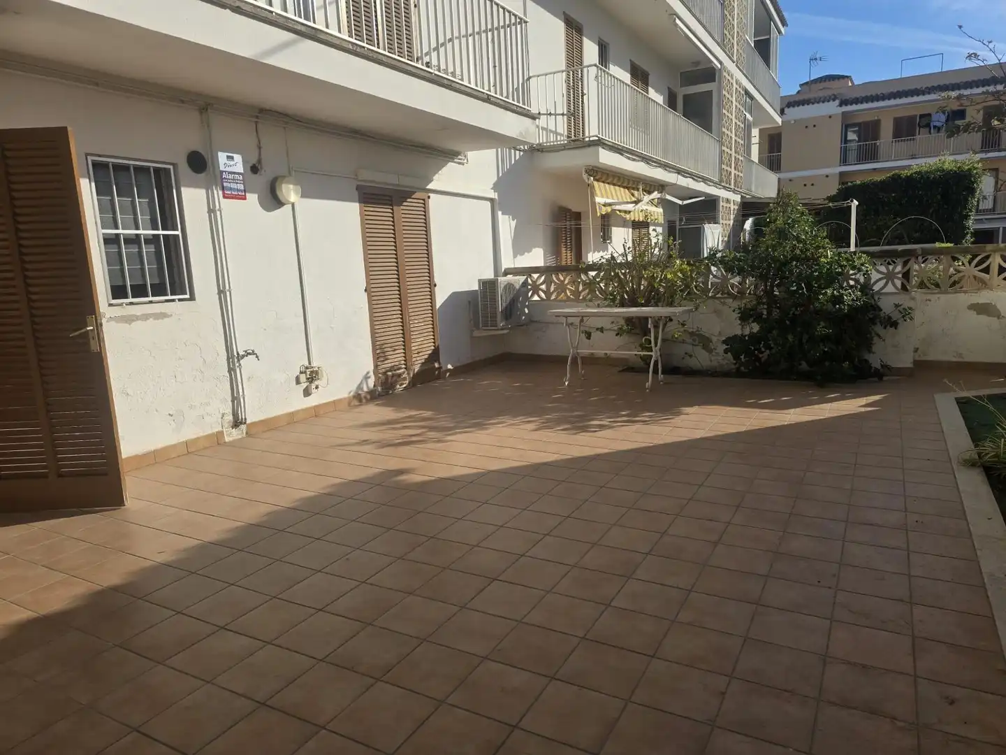 Terraza de Dúplex de alquiler con opción a compra en Alcúdia con Aire acondicionado, Calefacción y Jardín privado