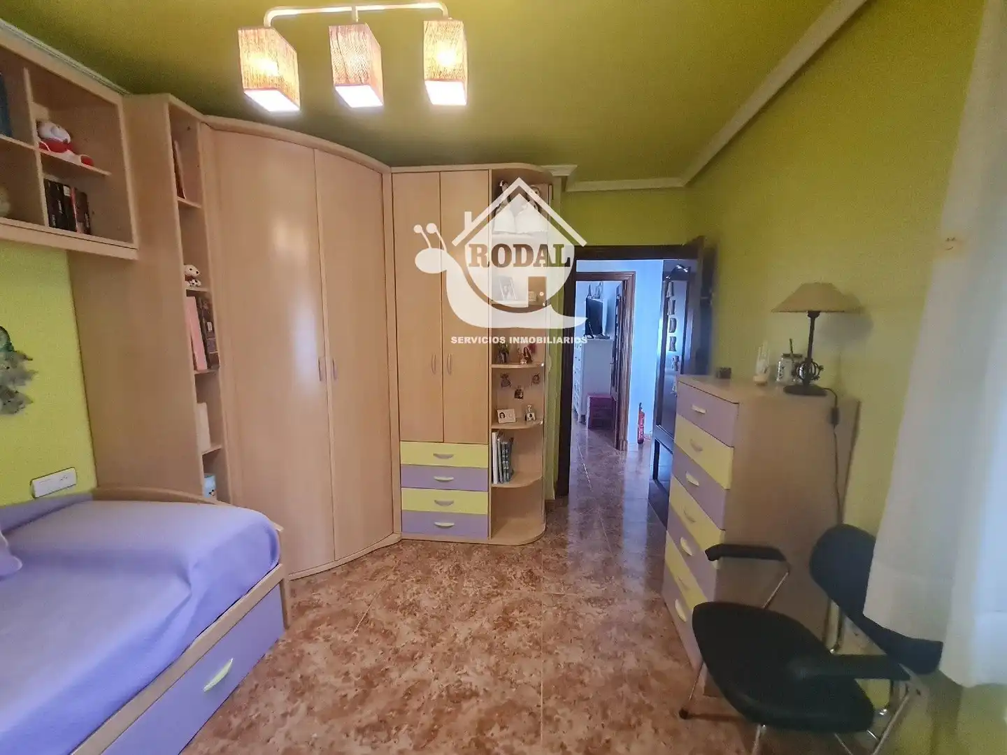Schlafzimmer von Einfamilien-Reihenhaus zum Verkauf in Huércal de Almería mit Klimaanlage, Heizung und Terrasse