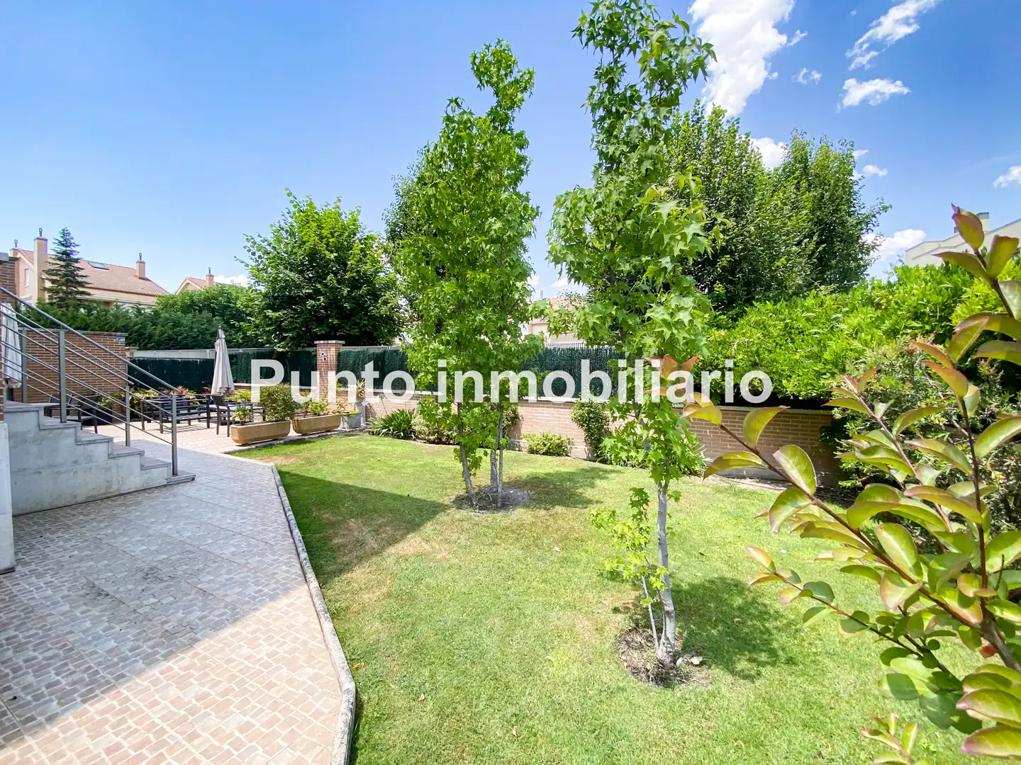 Jardín de Casa adosada de alquiler en Valladolid con Aire acondicionado, Calefacción y Jardín privado