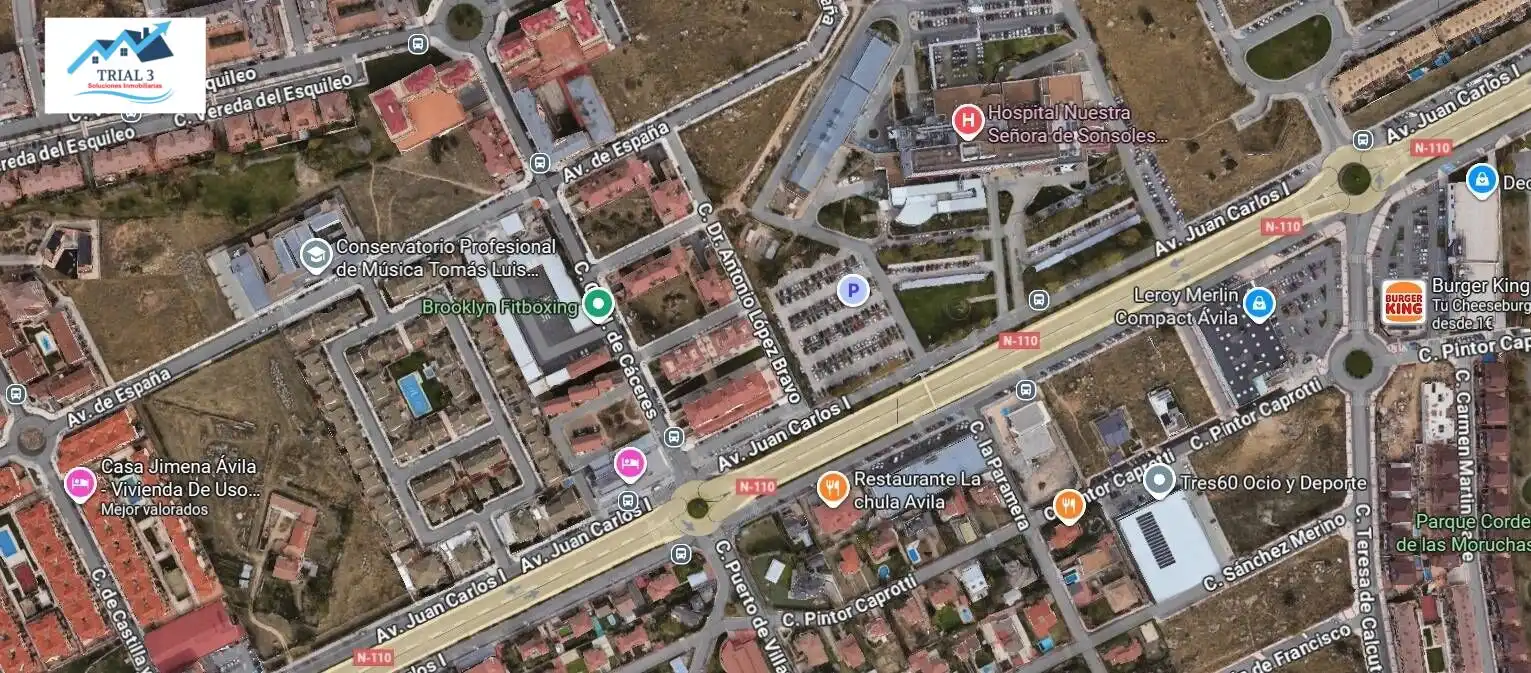 Vista exterior de Garaje en venta en Ávila