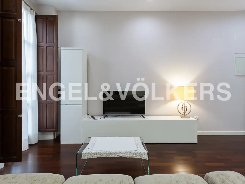 Sala de estar de Piso de alquiler en Valencia con Aire acondicionado, Calefacción y Parquet