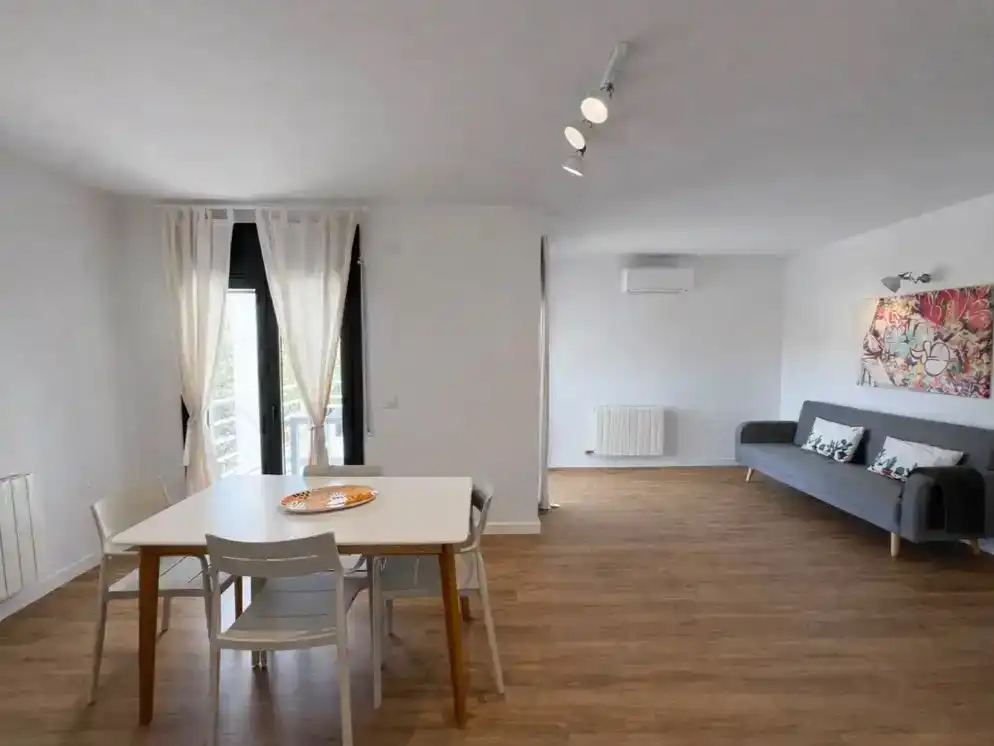 Wohnzimmer von Wohnung zur Miete in Sant Gregori mit Klimaanlage, Privatgarten und Parkett