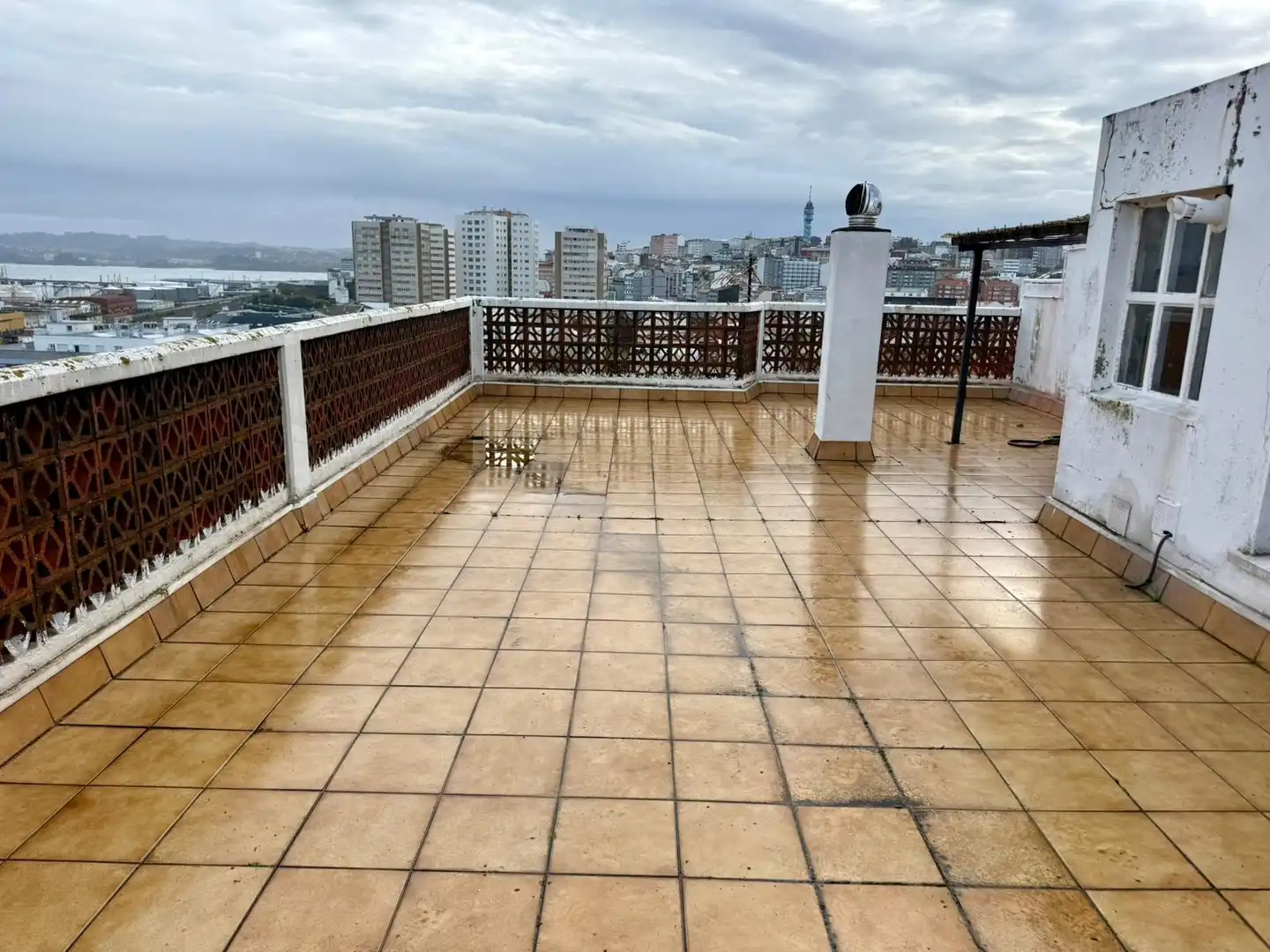 Terrace of Flat for sale in A Coruña Capital   with Heating, Terrace and Storage room
