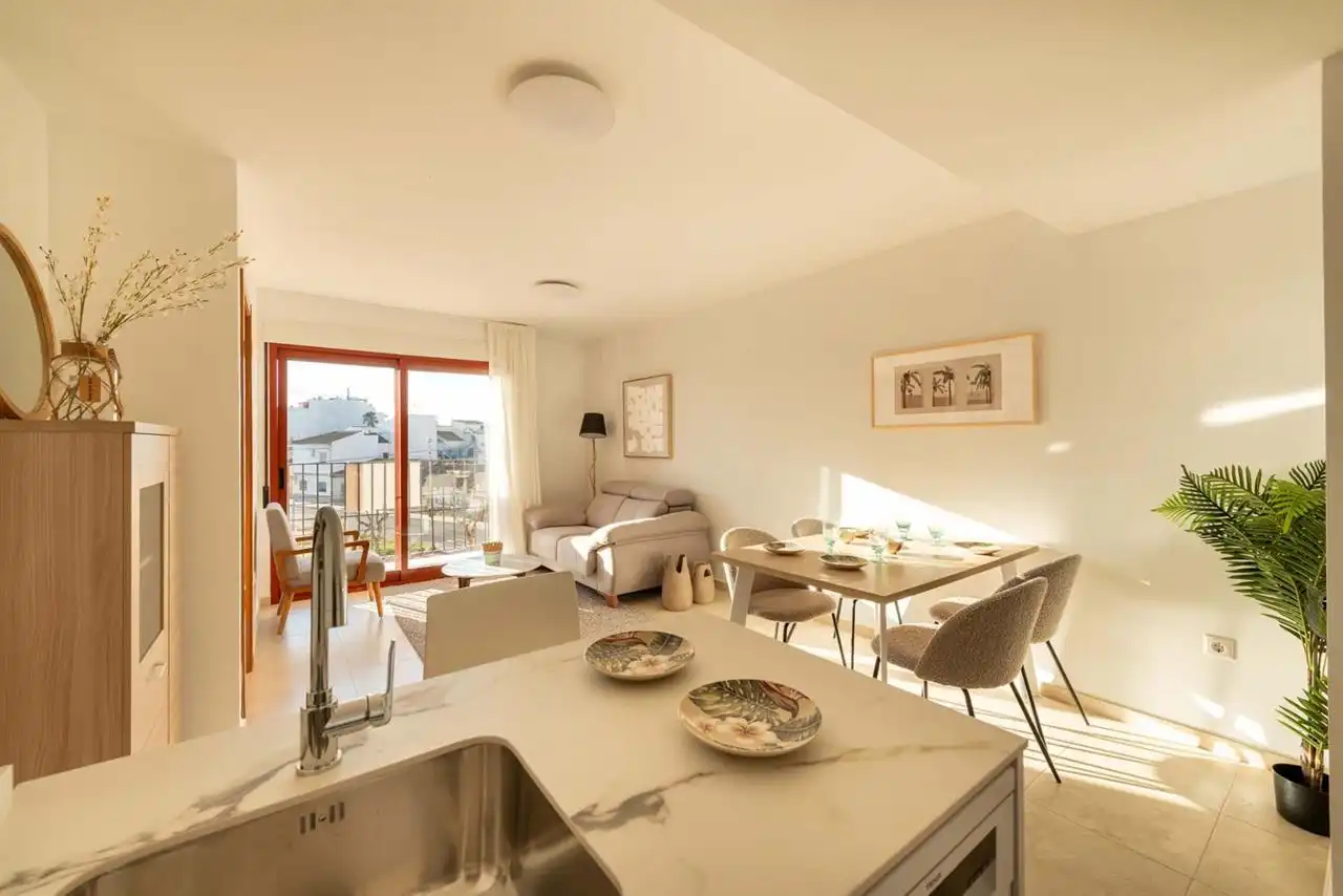 Sala d'estar de Apartament en venda en Murcia