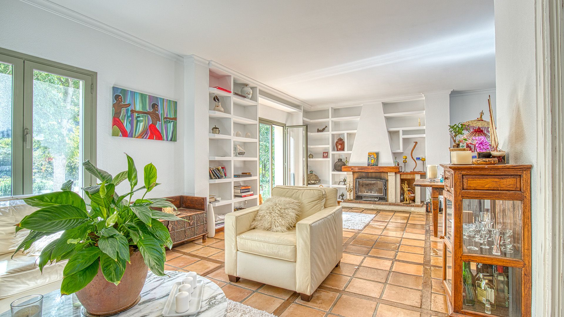 Wohnzimmer von Country house zum verkauf in Esporles mit Heizung, Terrasse und Abstellraum