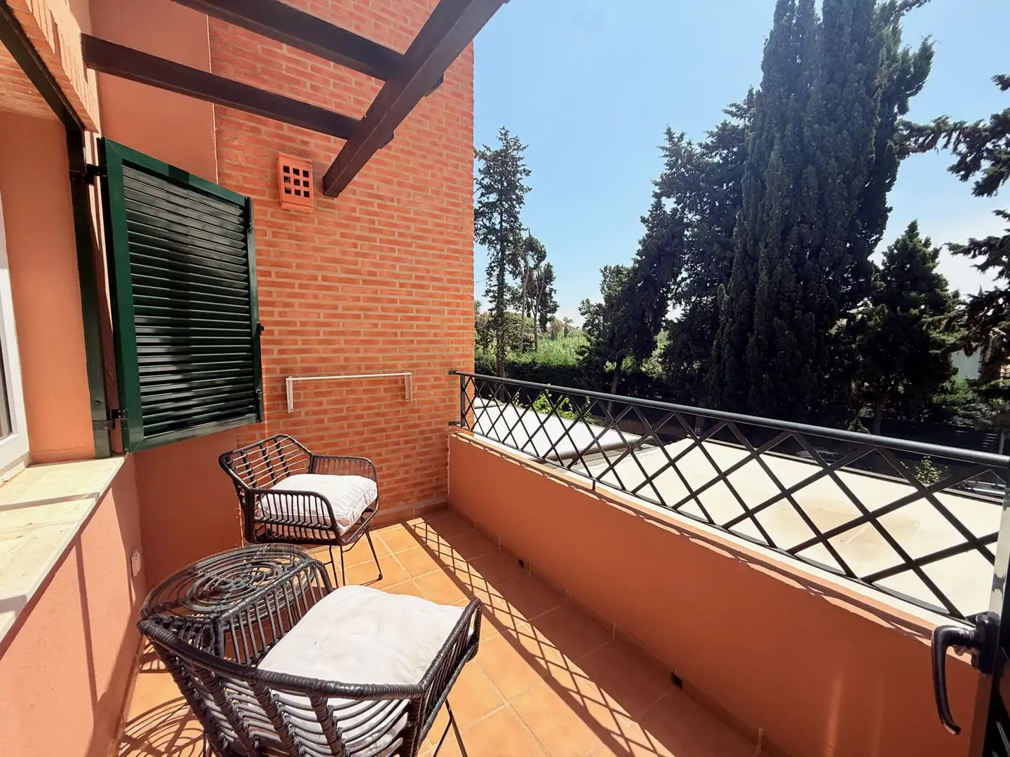 Terrassa de Casa adosada de lloguer en Marbella amb Terrassa, Piscina i Piscina comunitària
