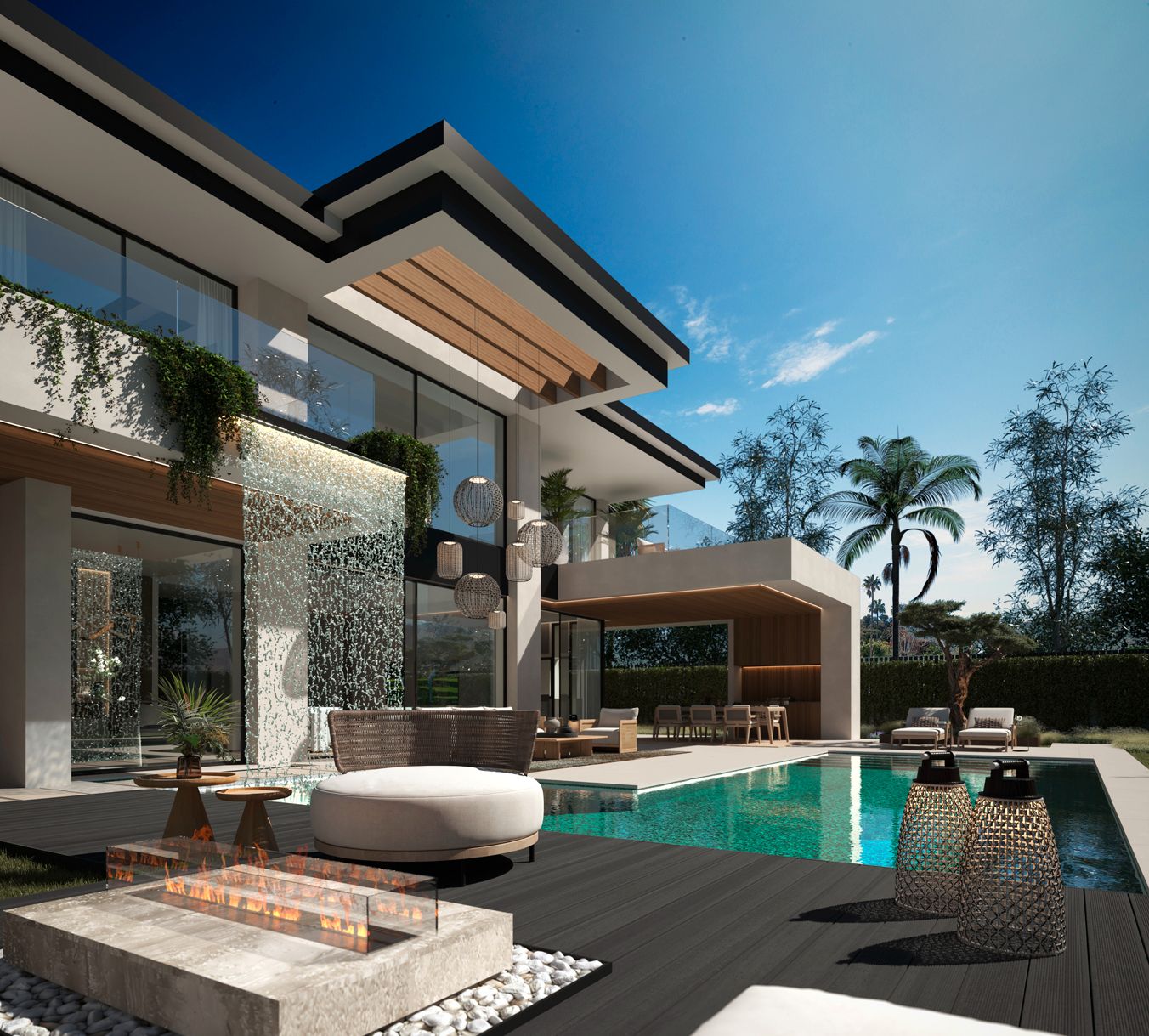 Terraza de Casa o chalet en venta en Marbella con Aire acondicionado, Calefacción y Jardín privado