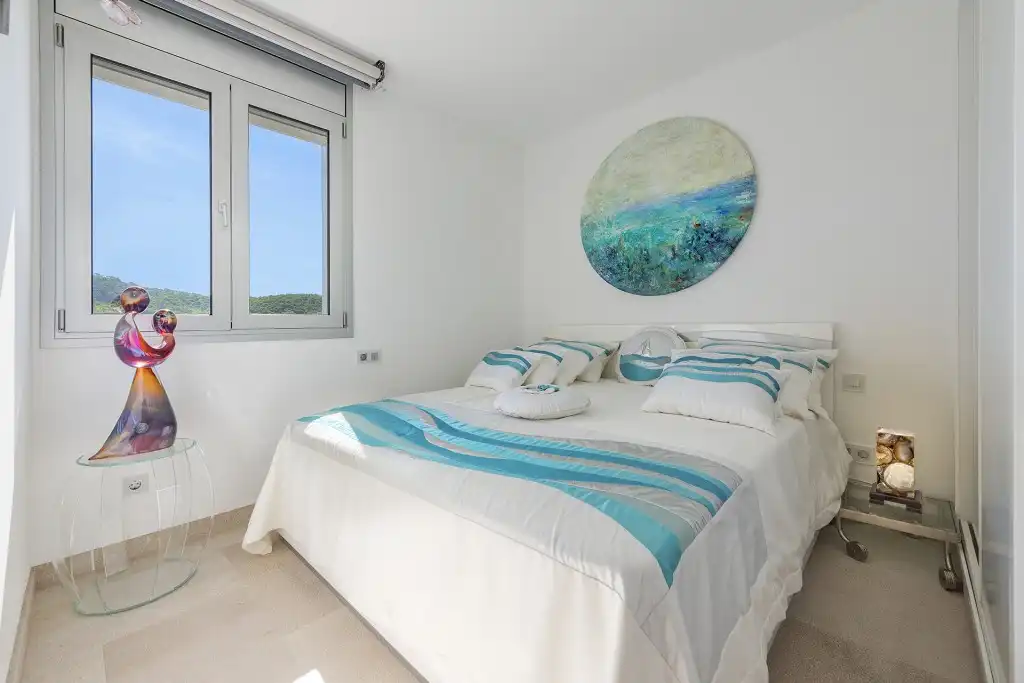 Schlafzimmer von Wohnungen zum Verkauf in Andratx mit Terrasse, Schwimmbad und Balkon