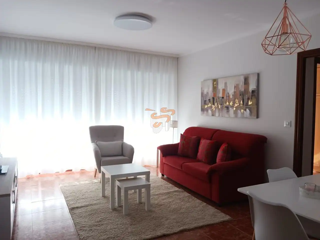 Living room of Apartments for rent in Ferrol  with Heating and Furnished