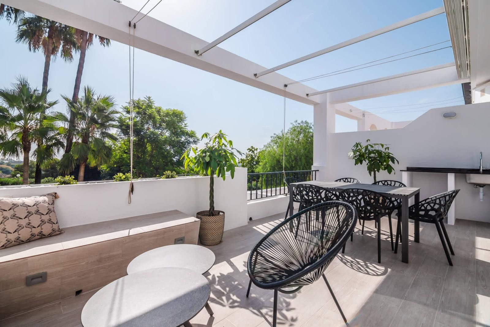 Terrassa de Apartament en venda en Benahavís amb Aire condicionat, Calefacció i Terrassa